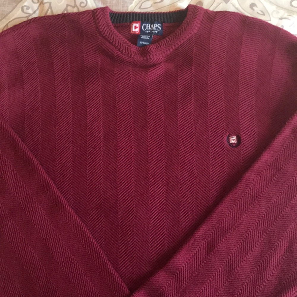 Chaps men’s cotton sweater